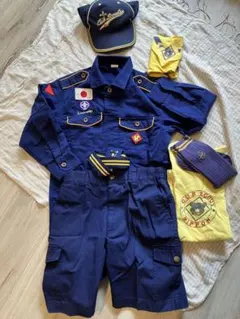 ボーイスカウト☆カブ隊セット　半袖シャツ カブスカウト制服セット(半袖シャツ 半ズボン 帽子 Tシャツ