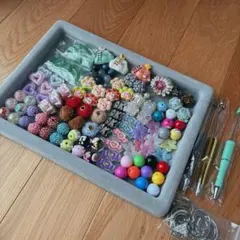 カスタムボールペン ビーズ セット①