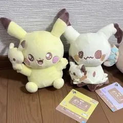ポケピース 一番くじ ラストワン　A賞　ピカチュウ　ミミッキュ　ぬいぐるみ