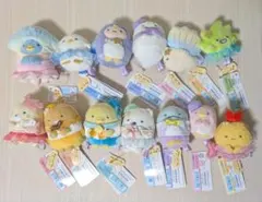 新品　すみっコぐらし　てのりぬいぐるみ　ぺんぎんラグーン　コンプリート　ざっそう