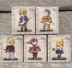 ファイナルファンタジー　タクティクス　ミニフィギュア　5種
