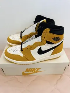 28.5 NIKE AIR JORDAN 1 イエローオークル
