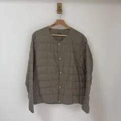 無印良品　軽量ノーカラーダウンジャケット　Lサイズ