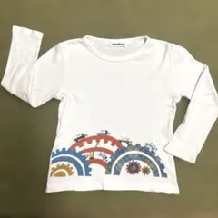 ファミリア 長袖カットソー 働く車 刺繍 日本製