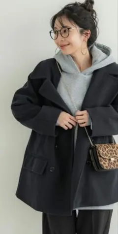 Coca　ピーコートMサイズ　黒