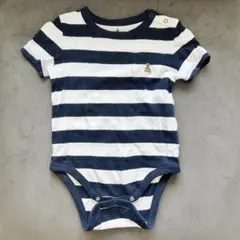 baby gap ストライプロンパース 12-18ヶ月