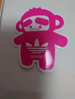 adidas アディダス ステッカー ピンク