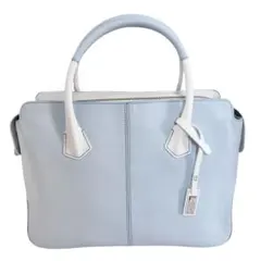 GINZA Kanematsu 銀座かねまつ ハンドバック ライトブルーシンプル