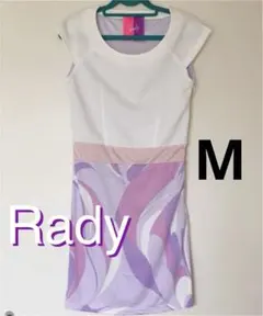 Radyウエスト切替ワンピース(マーブル)