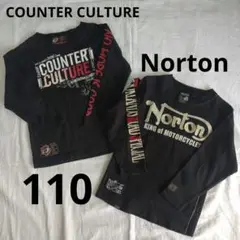 Norton、COUNTER CULTURE 長袖2枚セット 110cm