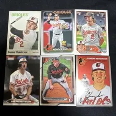 Gunnar Henderson ガナー・ヘンダーソン　topps 6枚セット
