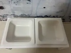 山崎実業　ペットフードボウルスタンドセット　犬　猫のサムネイル