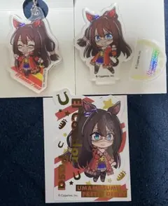 100均 ウマ娘 エルコンドルパサー 3点セット