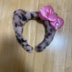 ユニバーサルスタジオジャパン USJ カチューシャ ハローキティ ヒョウ柄