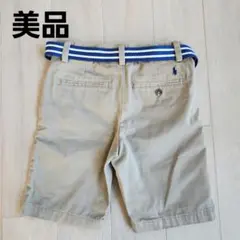 値下げ★美品　ラルフローレン　チノツイルハーフパンツ　ベルト付き　半ズボン