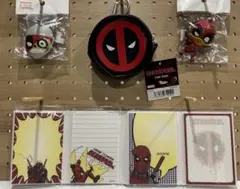 DEADPOOL グッズ 4点セット コインケース キーホルダー メモ