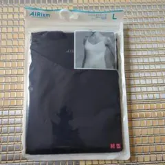 ユニクロ　エアリズム　キャミソール　ネイビー　Lサイズ