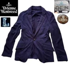 Vivienne Westwood テーラードジャケット ネイビー L ライカ期のサムネイル