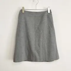 KUMIKYOKU タイトスカート グレー ひざ丈 サイズS相当