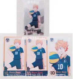 ハイキュー ゴミ捨て場の決戦展 チケット風カード 来場者特典クリアカード 日向