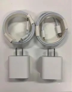 iPhone タイプc ケーブル2m 1.5m 20w 急速充電器  2セットe