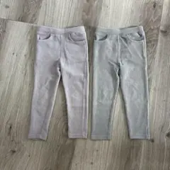 futafuta DAILY LINE リブレギンス 100 2枚セットのサムネイル