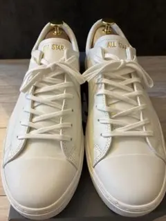 ALL STAR ホワイトレザー スニーカー