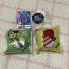 くら寿司　BT21 クッションチャーム　オリジナルアクリルステッカー