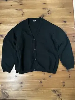 Relume ブラック Vネック カーディガン