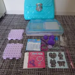 アクアビーズ　DXキャリーバッグ　アクセサリー作成キット
