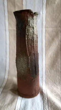 【花瓶】陶器製 花瓶 高さ約24㎝★