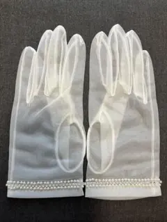 ウエディンググローブ⭐︎with a white
