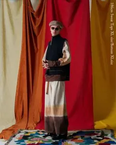 AMBERGLEAM TIEDYE PILE PANTS Coffee XL