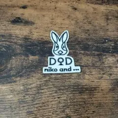 DOD ウサギのロゴパッチ niko and ...