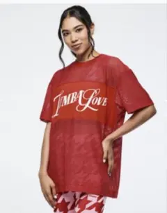 ZUMBA 正規品Amour Boxy Mesh Top XS