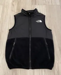 【美品】THE NORTH FACE フリースベスト130 黒
