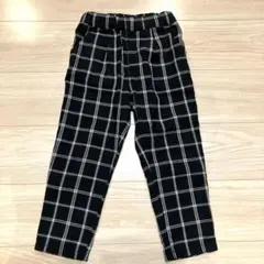 120cm 長ズボン チェック柄