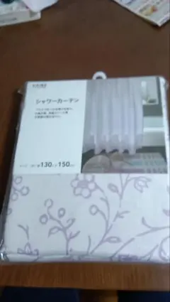 カインズ　シャワーカーテン　ラベンダーのサムネイル