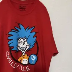 M US 古着 Ｔシャツ ギルダン ローカル 歯科 キャラクター