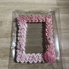 硬質カードケース ホイップデコ ピンク色