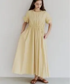 新品 OLUN オルン バルーンスリーブタックワンピース - メルカリ