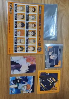 ハイキュー!! 選手名鑑 クリアカード コースター