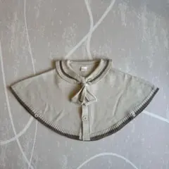 【tete atete】 ポンチョカーディガン70-80サイズ