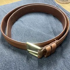 COACH レザーベルト 36インチ 90cm ブリティッシュタン