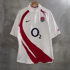 England 07-09 NIKE O2 ラガーシャツ L イングランド代表 England 07-09 NIKE O2 ラガーシャツ L イングランド代表 - メルカリ