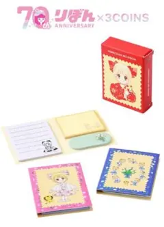 3COINS(スリーコインズ) 付箋セット／姫ちゃんのリボン（りぼん70周年）