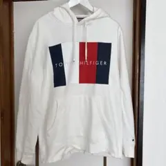 TOMMY HILFIGER ホワイト パーカー