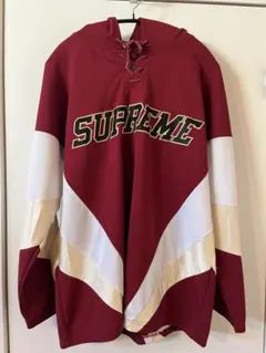 supreme ベースボールシャツパーカー XXL ブラウン／ブラック - メルカリ