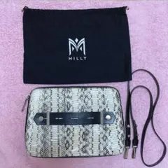 ⭐︎MILLY☆パイソン柄クラッチバッグ(ショルダー付き)☆のサムネイル