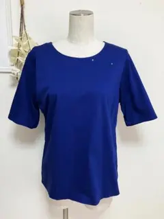 エーシー デザイン バイ アルファ キュービック　5分袖Tシャツ　L　ブルーのサムネイル